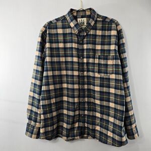 Cozy Cabin Flannels Kiel James Patrick Cotton Flannel Button Up Plaid Shirt XXL